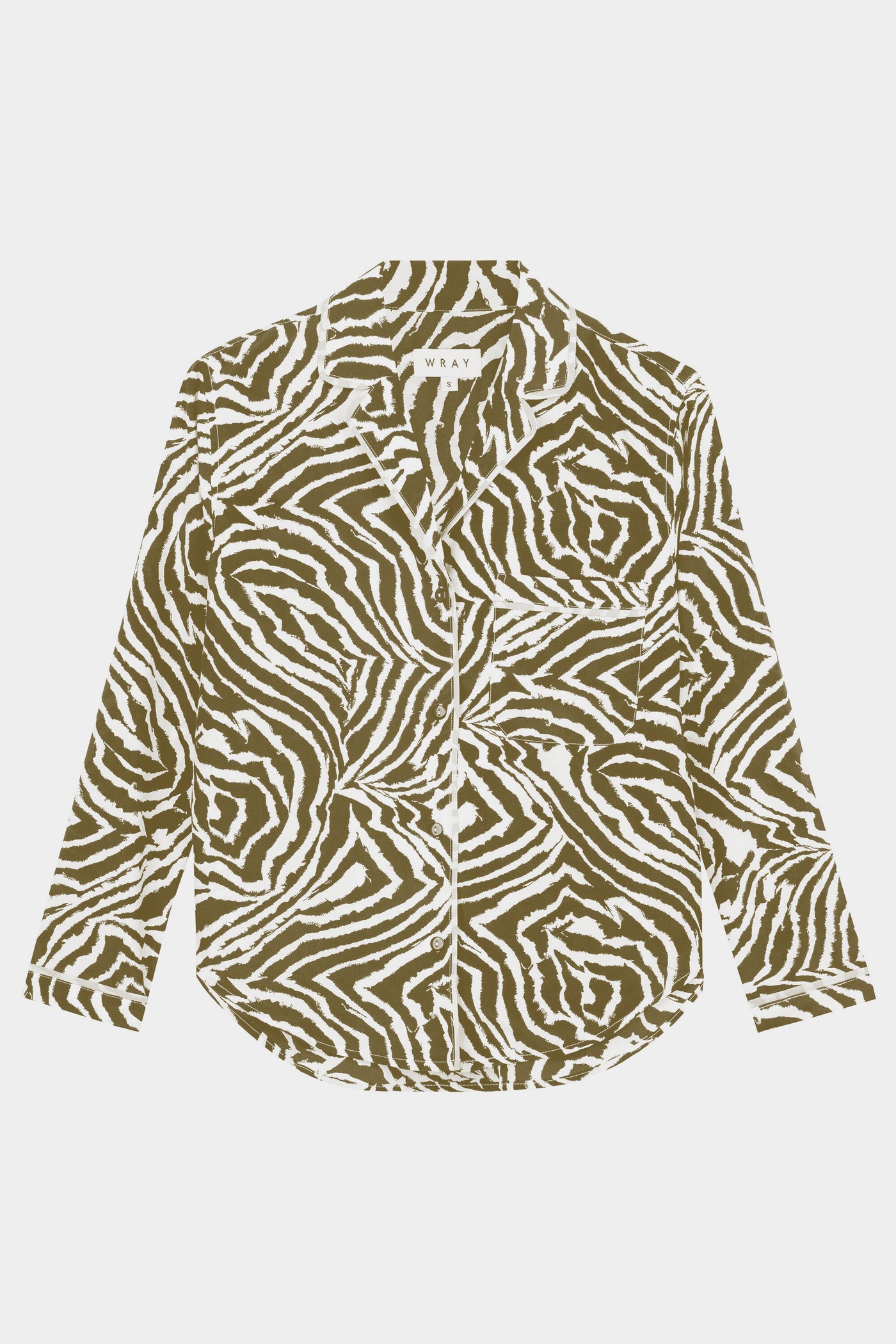 Lena Top - Chocolate Zebra Swirl