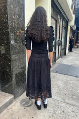 Lulu Skirt Sample - Black Lace