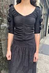 Rose Top Sample - Black