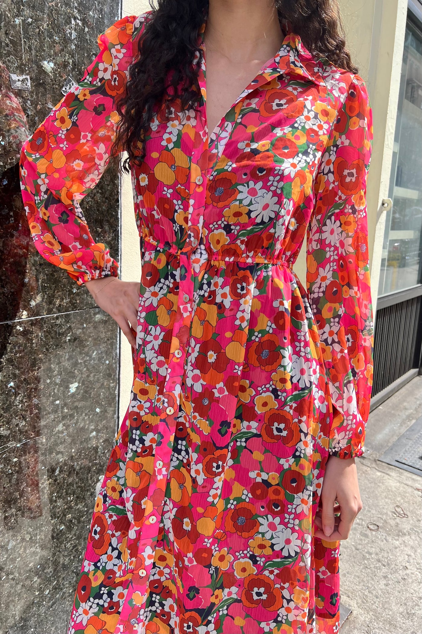 Vision Dress Sample - Mod Floral