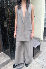 Jane Vest Sample - Heather Grey
