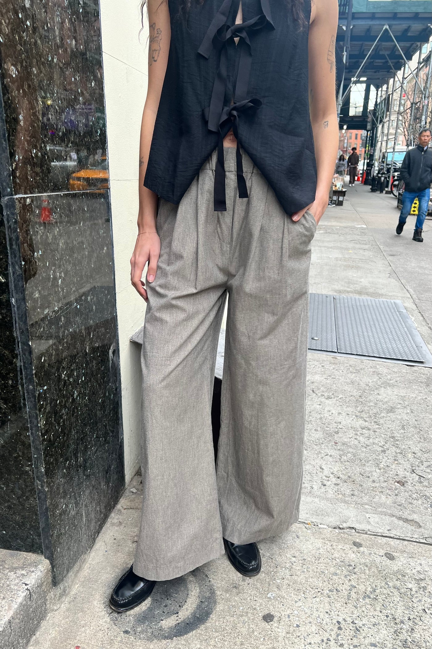 Naomi Pant Sample - Heather Grey