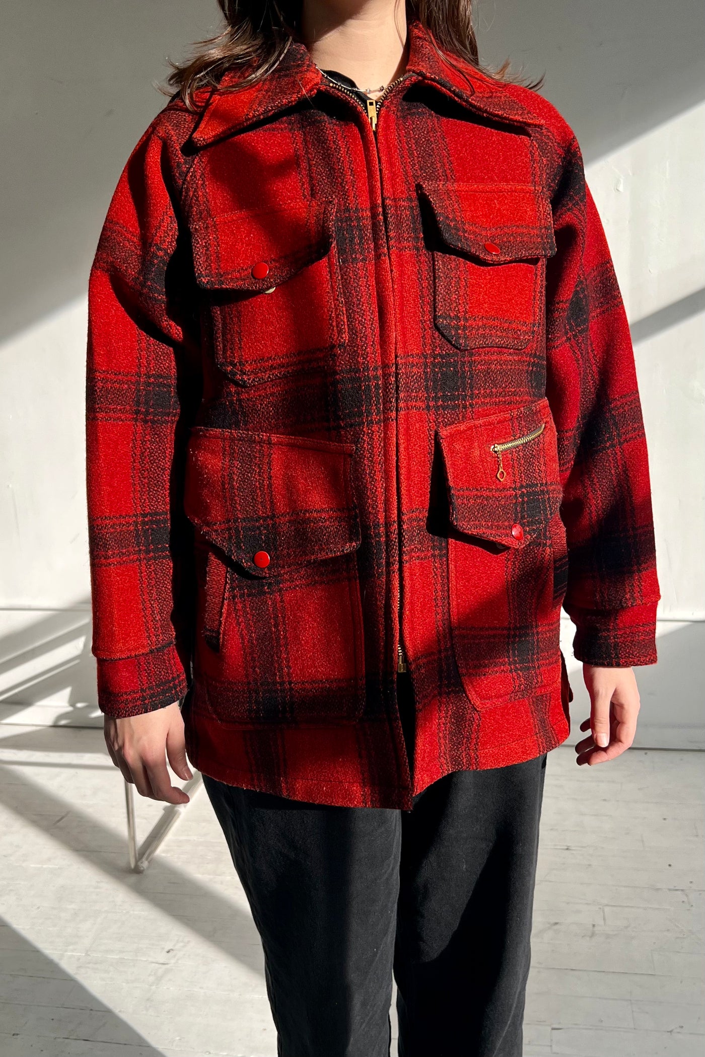 Vintage checkered jacket hotsell