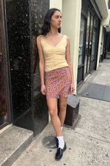 Mini Slip Skirt Sample - Bouquet