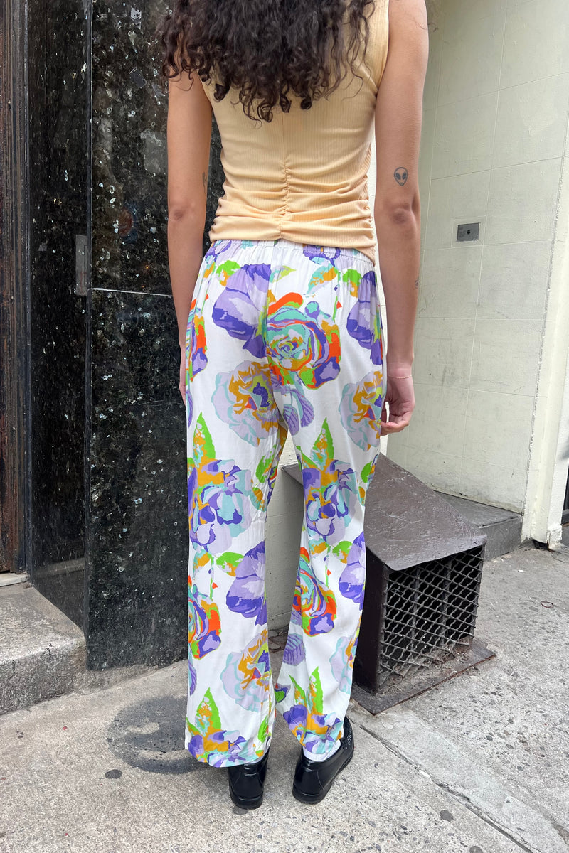 Sol Straight Leg Pant Sample - Digital Rose