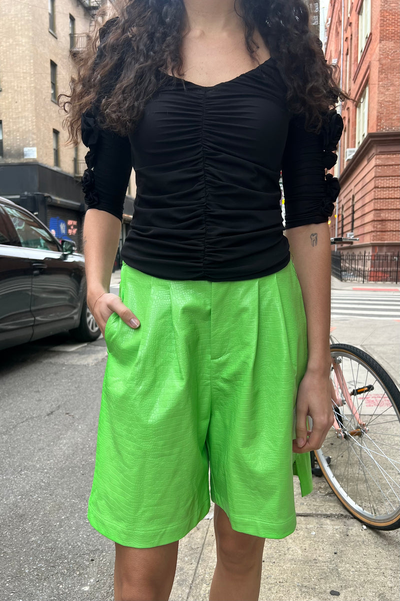 Hang Trouser Short Sample - Pistachio Lizard
