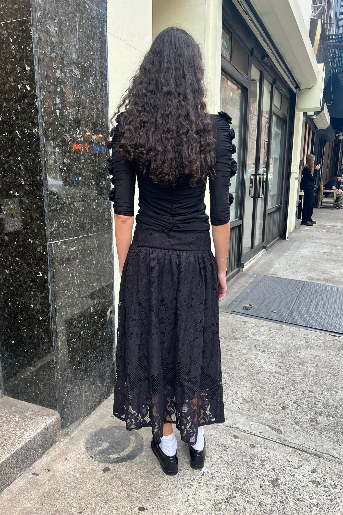 Rose Top Sample - Black