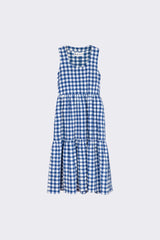 Austin Dress - Navy Check