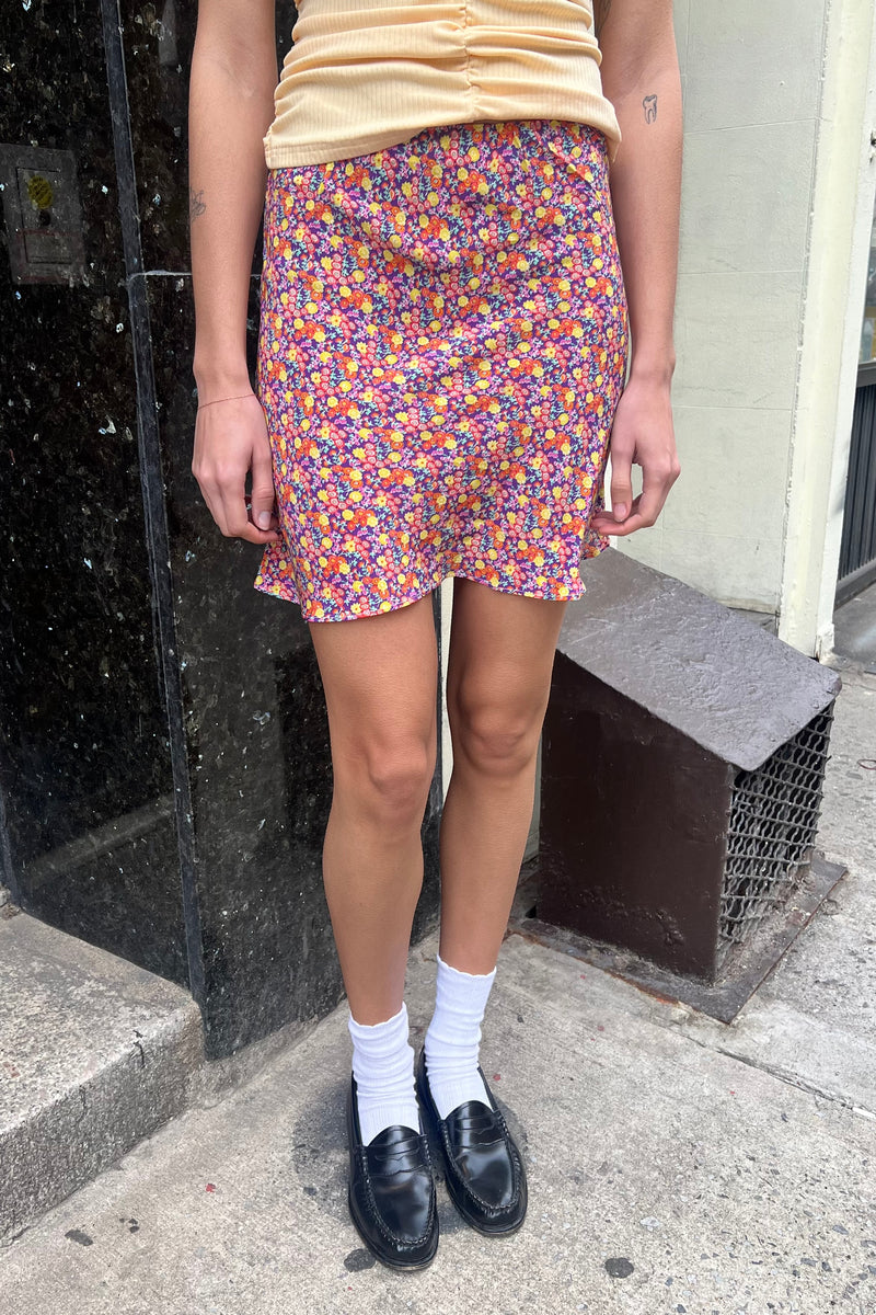 Mini Slip Skirt Sample - Bouquet