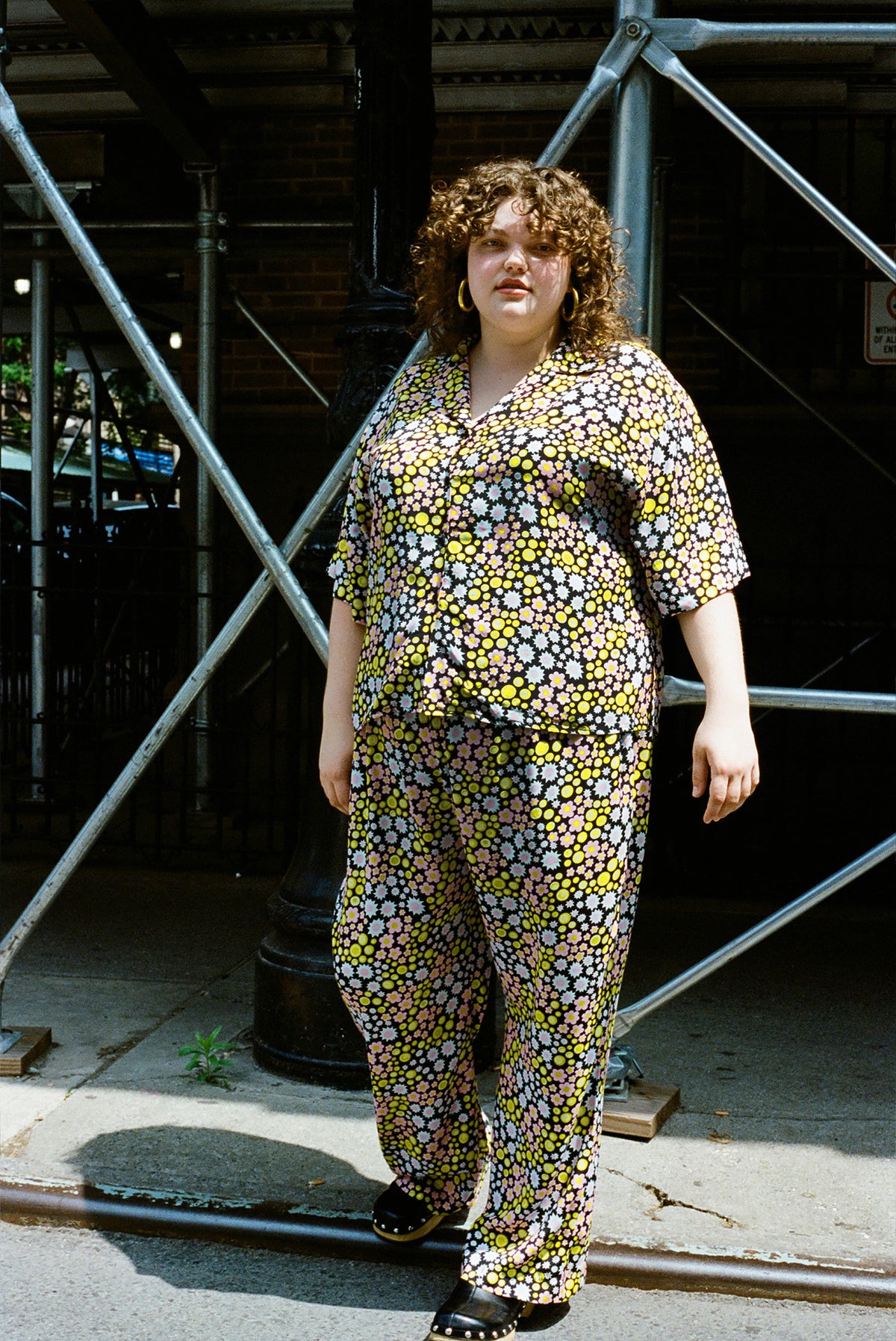 FACADE PATTERN ♥ Summer Wool Wide Bermuda Pants Bottoms – WRAY