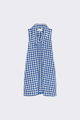 Brooks Dress - Navy Check