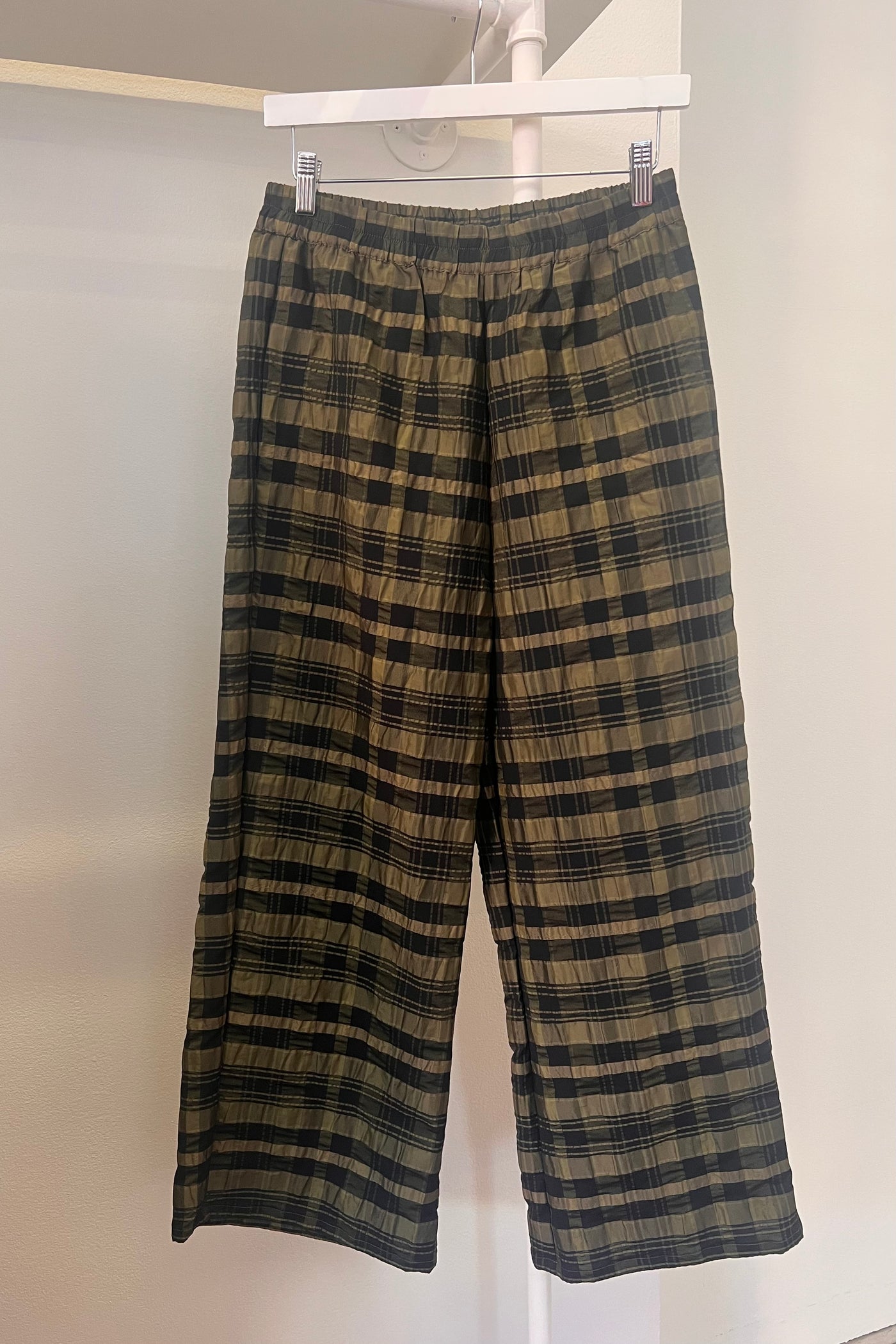 Luna Pant Sample - Green Weave