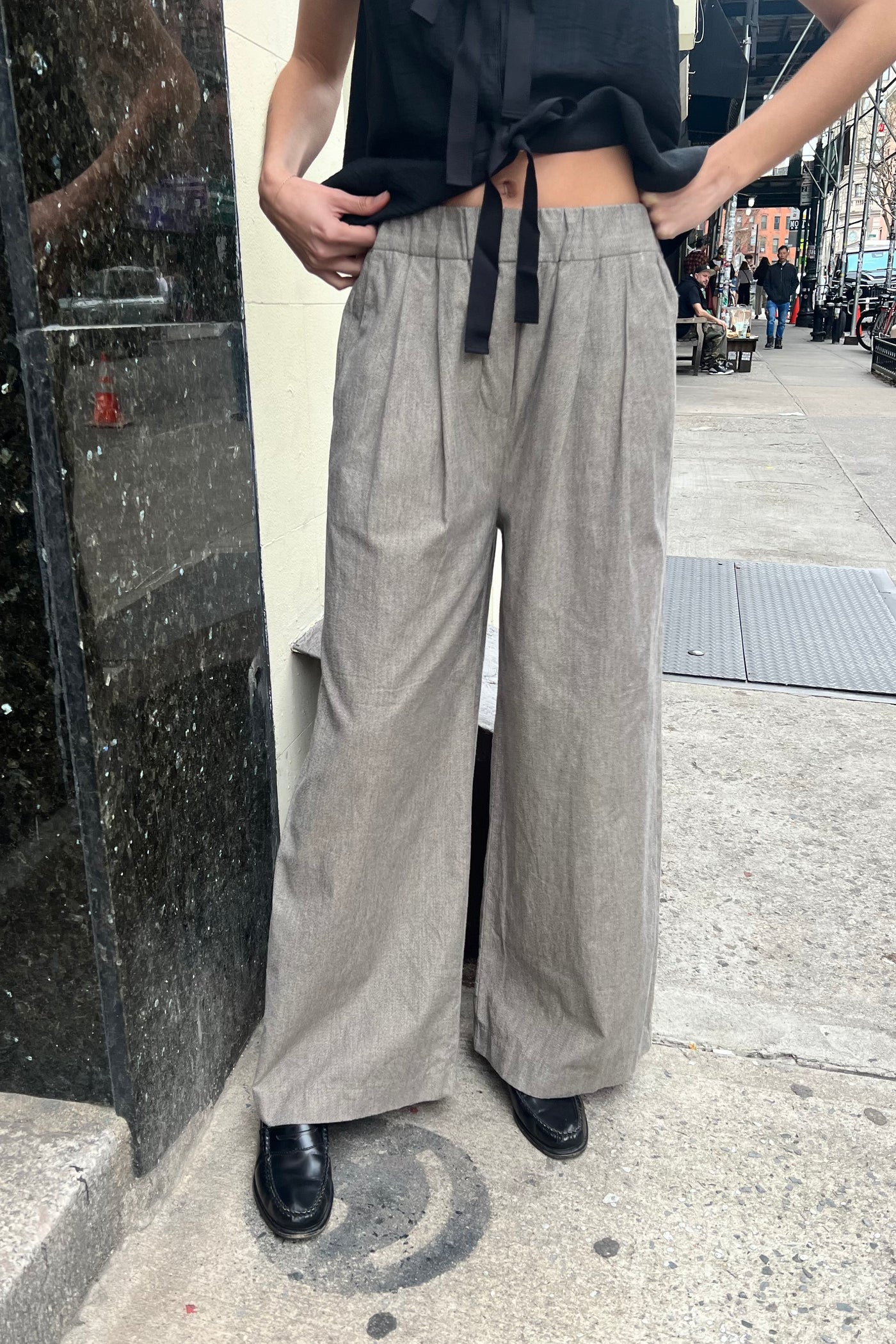 Naomi Pant Sample - Heather Grey