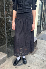 Lulu Skirt Sample - Black Lace