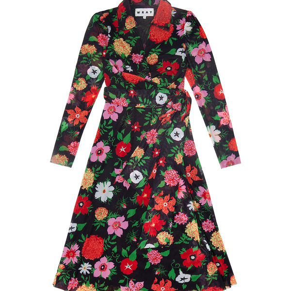 美品APOLINA  ENID DRESS Enid' Dress - Grid Floral Jacquard – Sage Kids