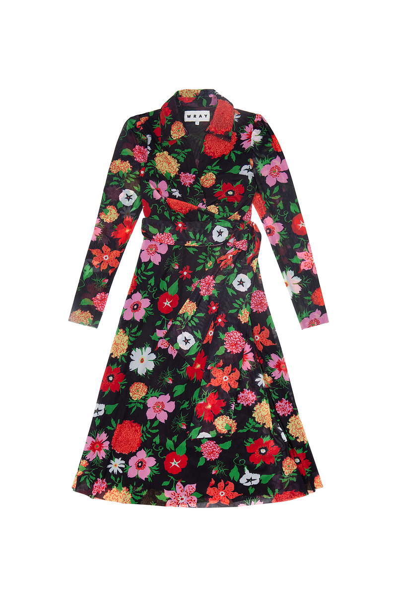 Enid Wrap Dress - Mills Floral