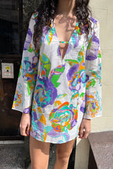 Tunic Dress Sample - Digital Rose