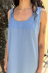 Tate Mini Dress Sample - Sky
