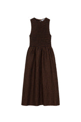 Flor Dress - Cinnamon Check