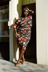 Gemini Dress - Mills Floral / Gamay