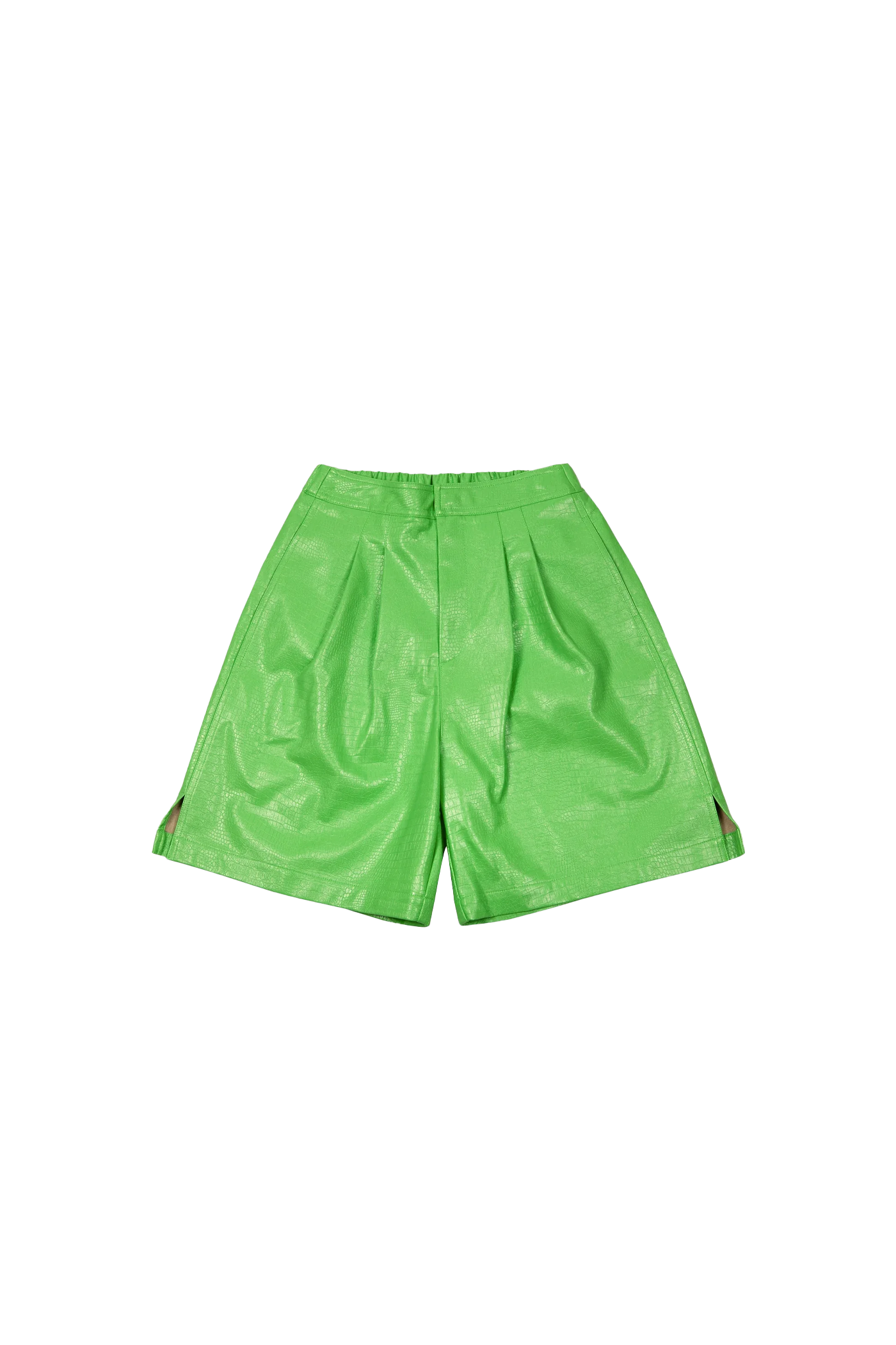 Hang Trouser Shorts - Pistachio Lizard