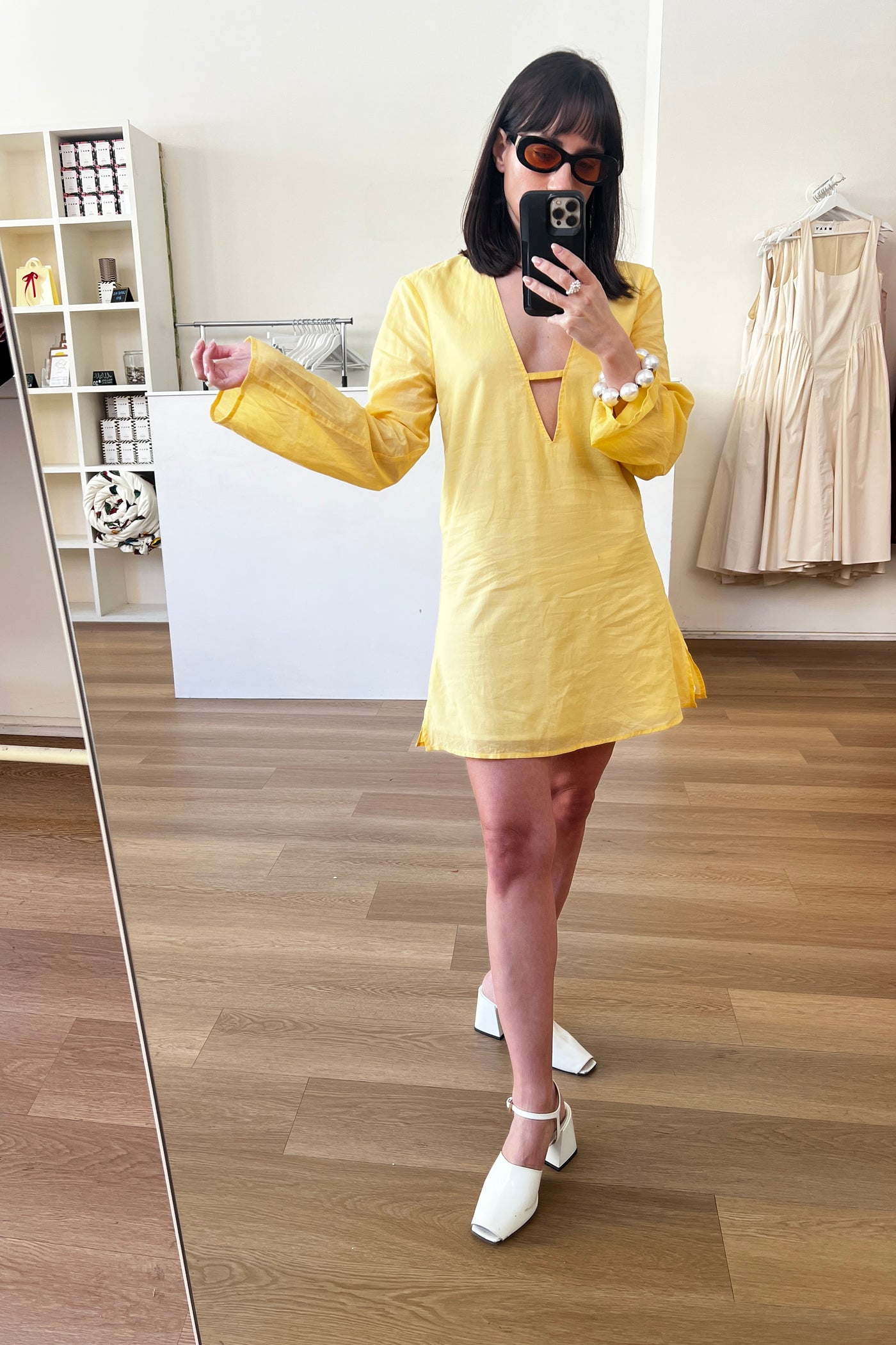 Tunic Dress Sample - Butter