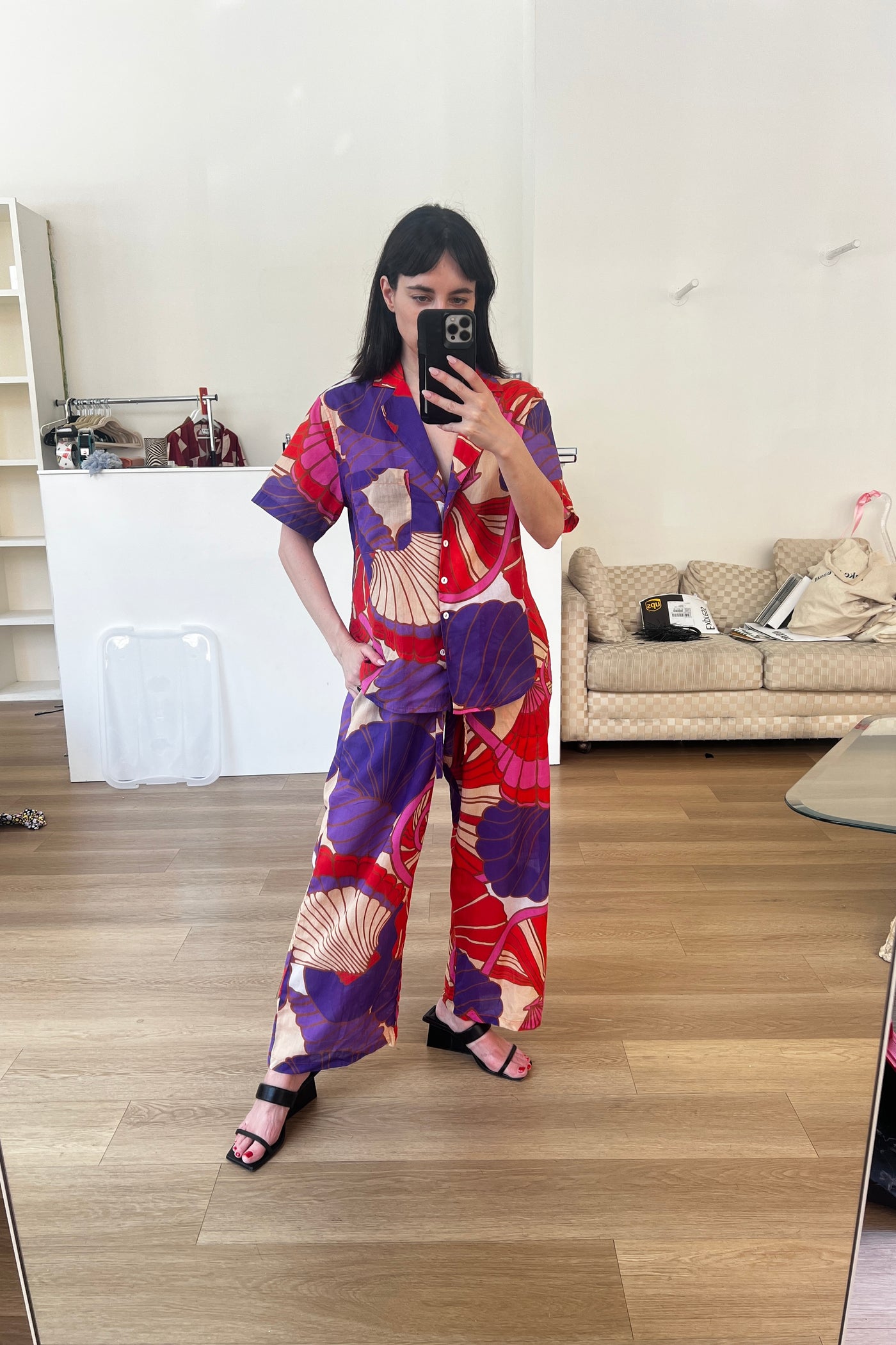 Long Lounge Set - Seashell Sample