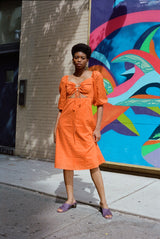 Jules Midi Dress - Turmeric