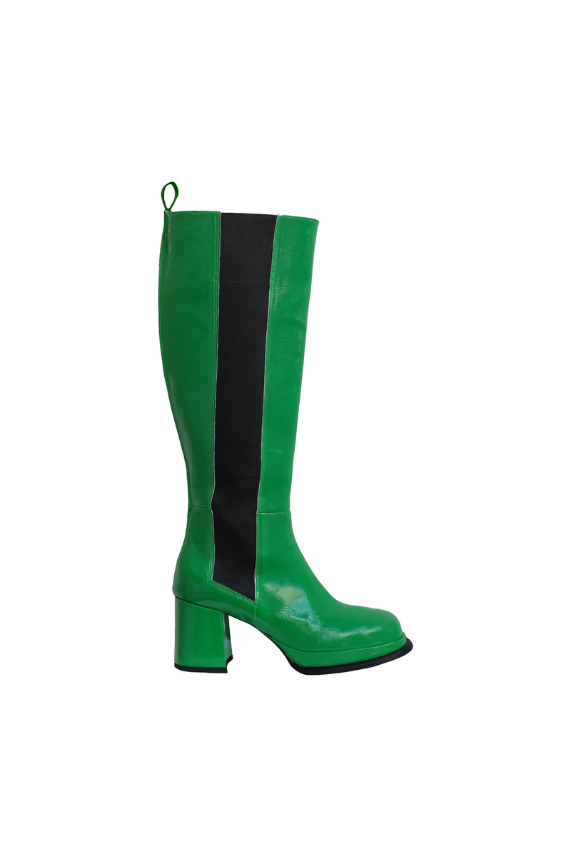 Knee High Boot - Kelly Green
