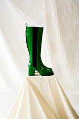 Knee High Boot - Kelly Green