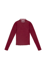 Long Sleeve Maya Tee - Merlot