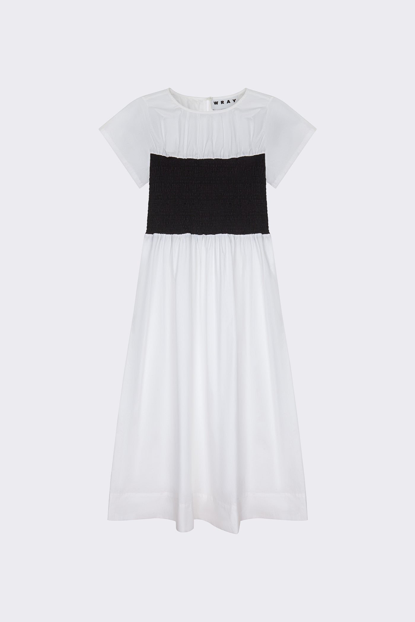 London Dress - White/Black