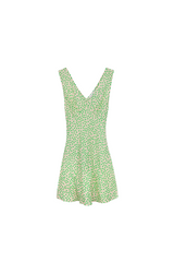 Mandi Dress - Pistachio Dot