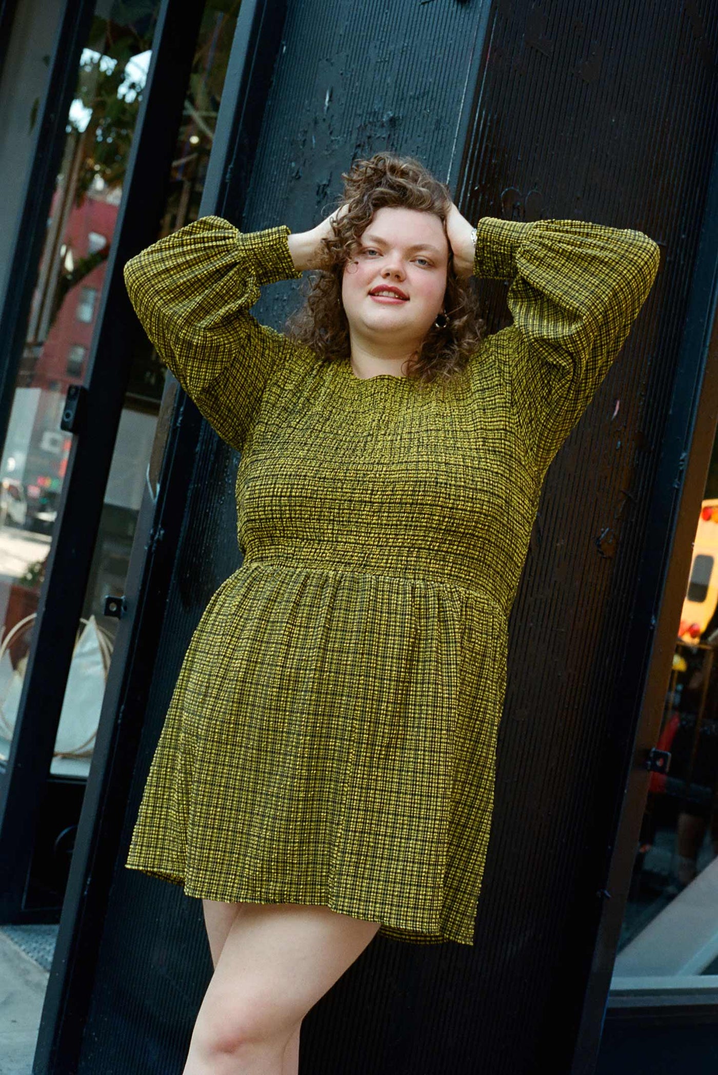 Mini Virgo Dress - Taxi Gingham