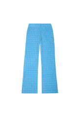 Rikki Pant - Ocean Micro Gingham