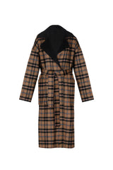 Roberta Trench - Reversible Plaid