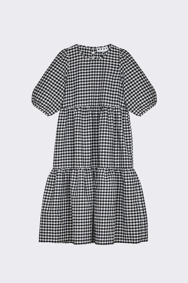 Rosemary Dress - Black Check
