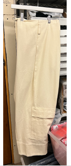 Cargo Jeans Sample - Ecru