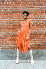 Sid Dress - International Orange