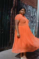 Sid Dress - International Orange