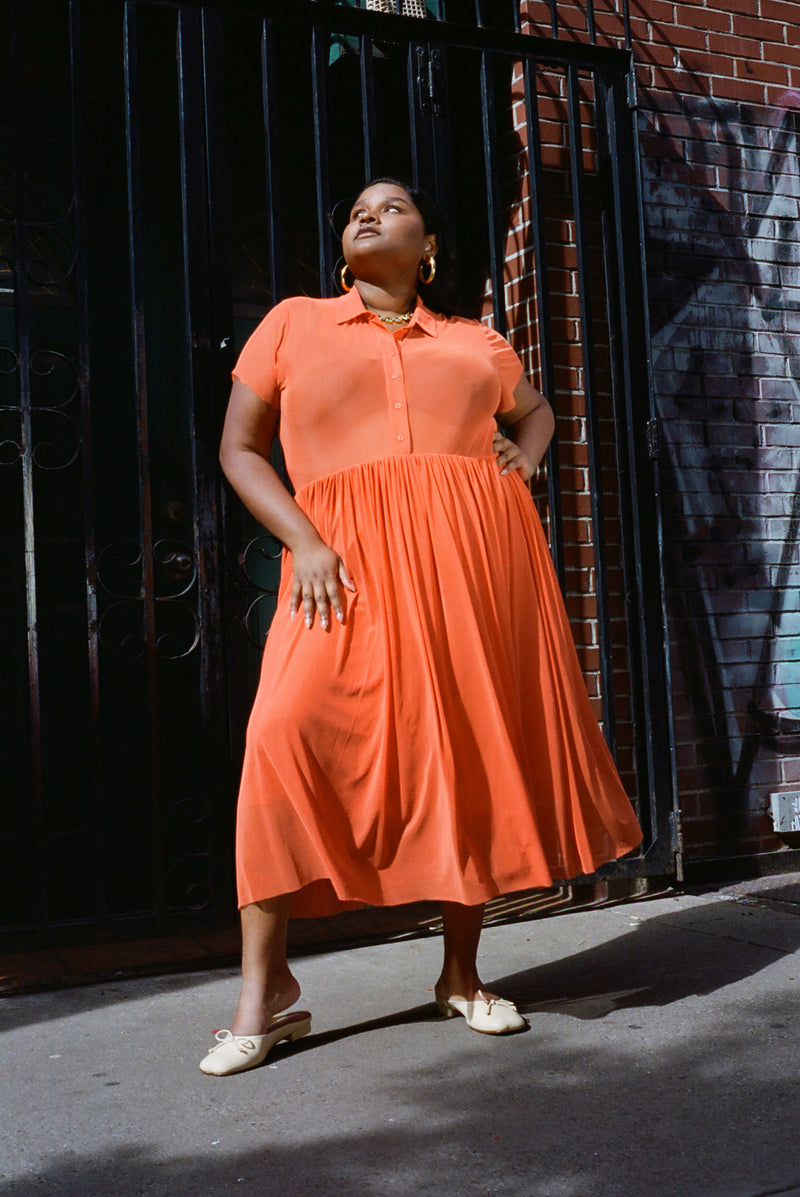 Sid Dress - International Orange