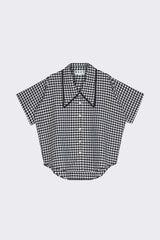 Tilda Top - Black Check