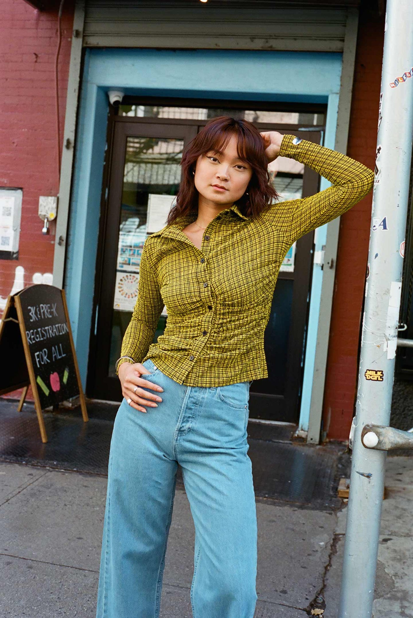Val Top - Taxi Gingham