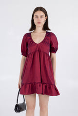 Ash Mini Dress - Berry