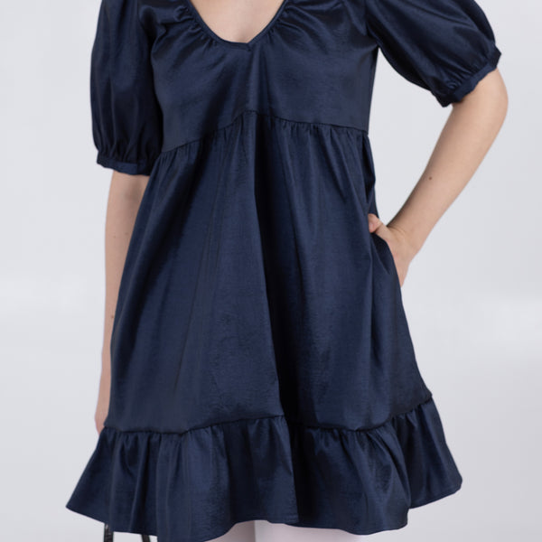 Ash Mini Dress - Navy – WRAY