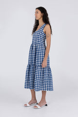 Austin Dress - Navy Check