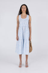 Austin Dress - Wavy Stripe