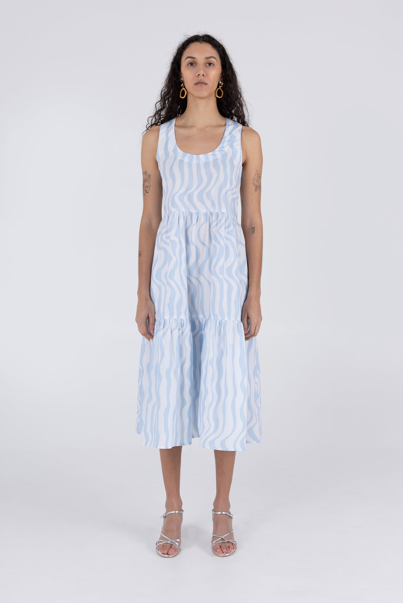 Austin Dress - Wavy Stripe