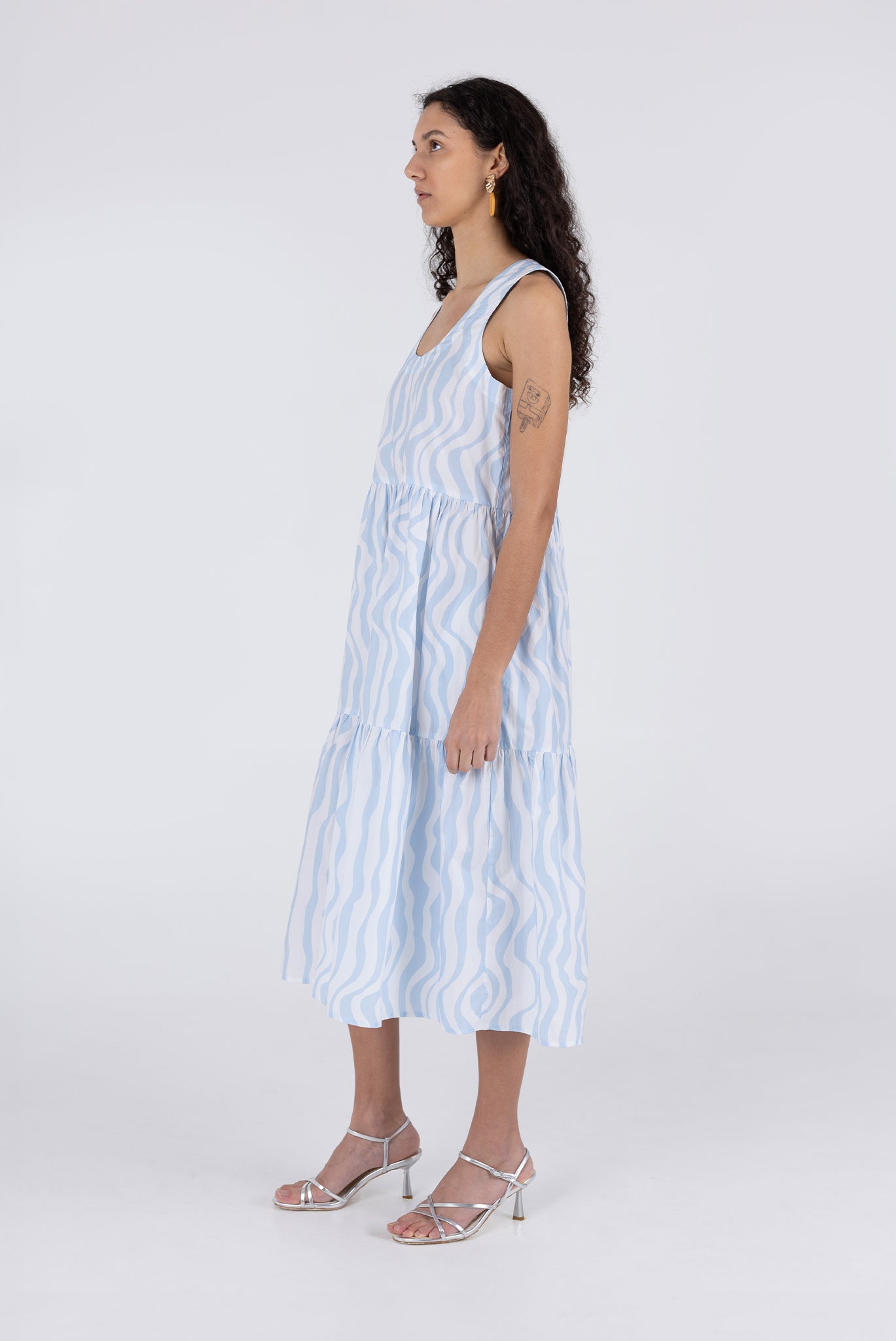 Austin Dress - Wavy Stripe