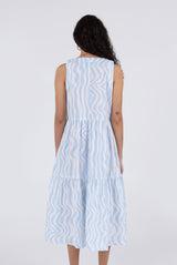 Austin Dress - Wavy Stripe